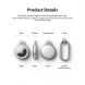 Комплект защитных чехлов (4шт) Ringke Slim Set для для Apple AirTag (8809818840370) - Clear (274032C). Фото 12 из 14