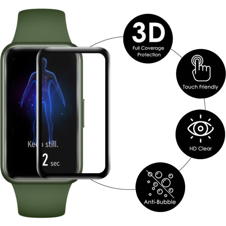 Комплект защитных пленок ENKAY Protector Film для Xiaomi Smart Band 11 Active - Black (229601B) Комплект защитных пленок ENKAY Protector Film для Xiaomi Smart Band 11 Active - Black: фото 2 из 8