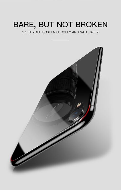 Комплект захисних стекол BASEUS 3D Full Coverage 0.3mm для Apple iPhone XR - Black: фото 16 з 25