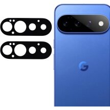 Комплект защитных стекол на заднюю камеру Deexe Black Lens Protector для Google Pixel 11 Pro - Black: фото 1 из 2