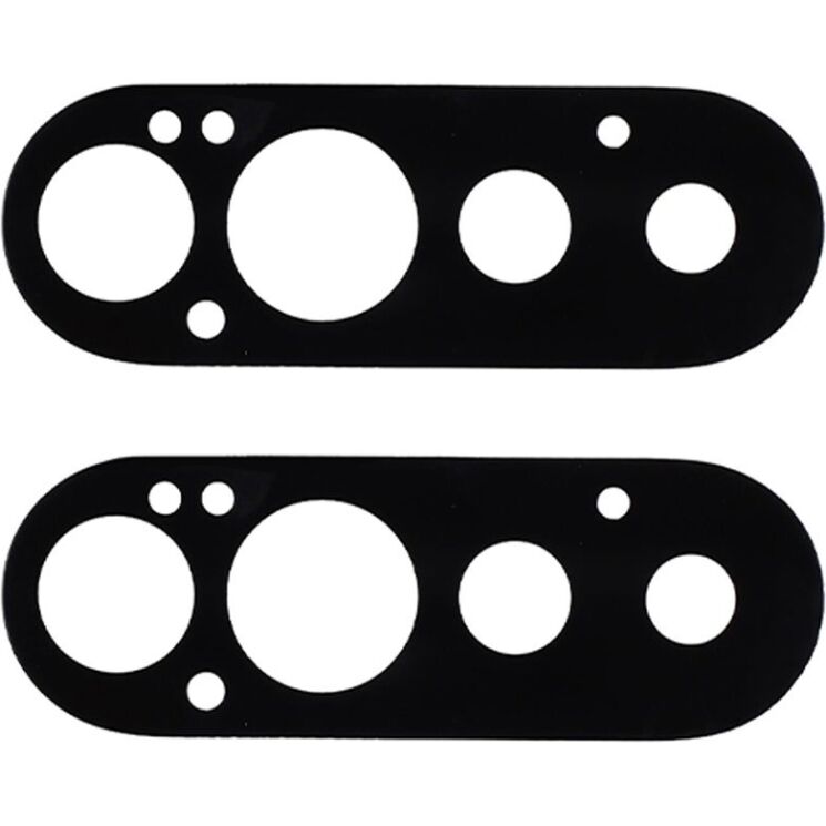 Комплект защитных стекол на заднюю камеру Deexe Black Lens Protector для Google Pixel 11 Pro - Black: фото 2 из 2