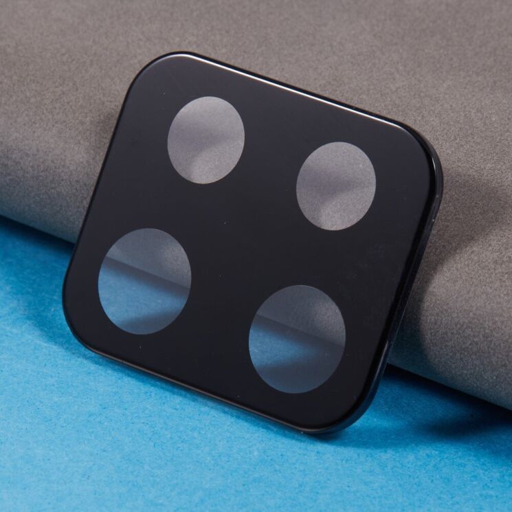 Комплект защитных стекол на заднюю камеру Deexe Black Lens Protector для Motorola Edge 50 Neo - Black: фото 4 из 5