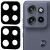 Комплект защитных стекол на заднюю камеру Deexe Black Lens Protector для Motorola Edge 50 Neo - Black: фото 1 из 5