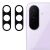 Комплект защитных стекол на заднюю камеру Deexe Black Lens Protector для Samsung Galaxy A27 (A276) - Black: фото 1 из 6