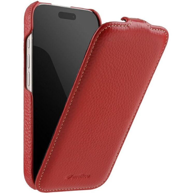 Шкіряний чохол MELKCO Jacka Type для iPhone 18 Pro - Red (423659R) Шкіряний чохол MELKCO Jacka Type для iPhone 18 Pro - Red: фото 3 з 5