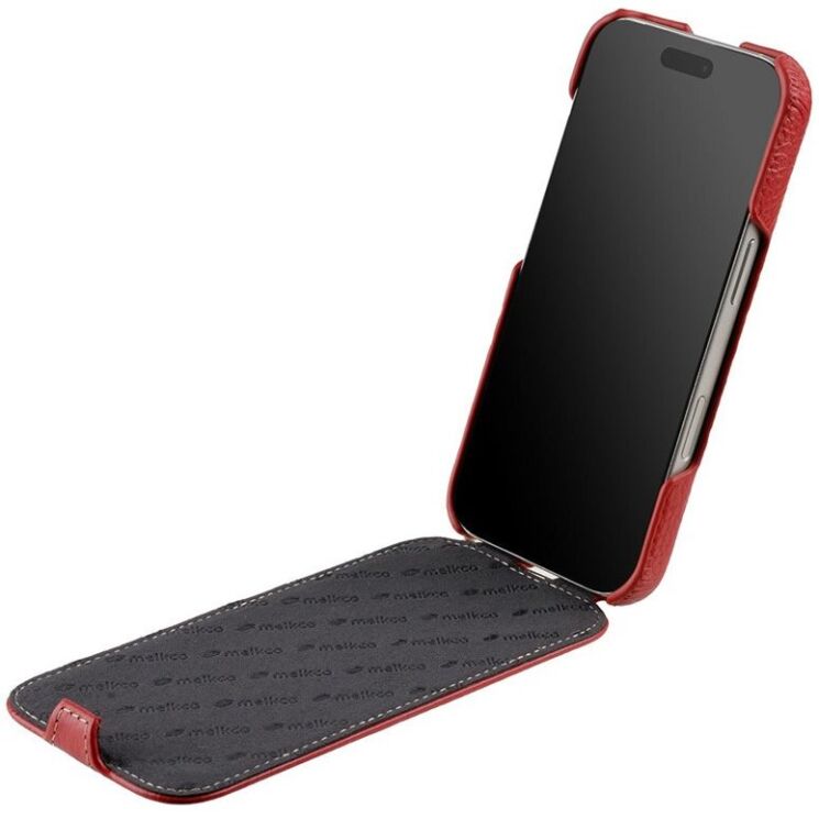 Шкіряний чохол MELKCO Jacka Type для iPhone 18 Pro - Red (423659R) Шкіряний чохол MELKCO Jacka Type для iPhone 18 Pro - Red: фото 2 з 5