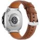 Шкіряний ремінець Deexe Classic для Samsung Galaxy Watch 8 (40/44mm) / 8 Classic - Brown (384156Z). Фото 1 з 5