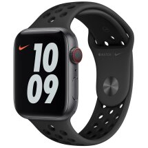 Оригінальний ремінець Nike Sport Band для Apple Watch 42 (Series 10/11) / 41 / 40 / SE 40 / 38 (MTMP2) - Black: фото 1 з 3
