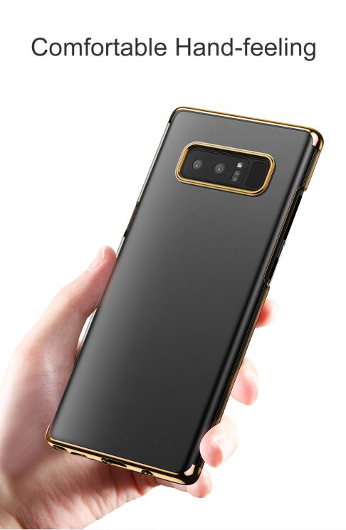 Пластиковый чехол BASEUS Glitter Series для Samsung Galaxy Note 8 (N950) - Gold: фото 8 из 9