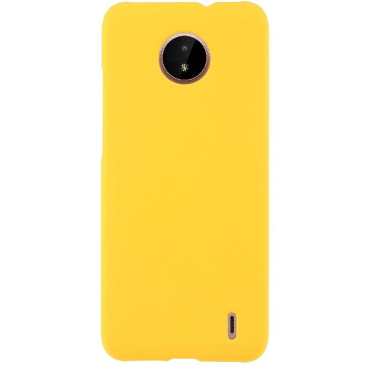 Пластиковый чехол Deexe Hard Shell для Nokia C10 / C20 - Yellow: фото 1 из 7