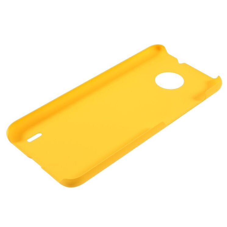 Пластиковый чехол Deexe Hard Shell для Nokia C10 / C20 - Yellow: фото 6 из 7