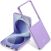 Пластиковий чохол GKK Hard Shell (FF) для Samsung Galaxy Flip 8 - Purple: фото 1 з 9