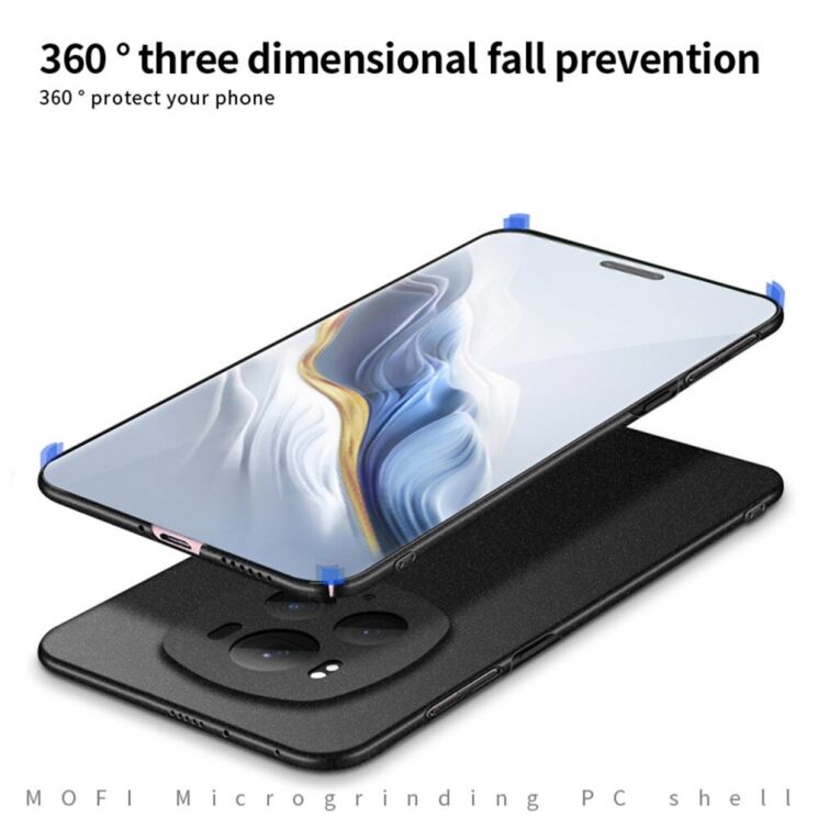 Пластиковый чехол MOFI Matte Series для Honor Magic 6 Pro - Black: фото 7 из 10