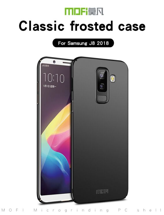 Пластиковый чехол MOFI Slim Shield для Samsung Galaxy J8 2018 (J810) - Black: фото 2 из 9