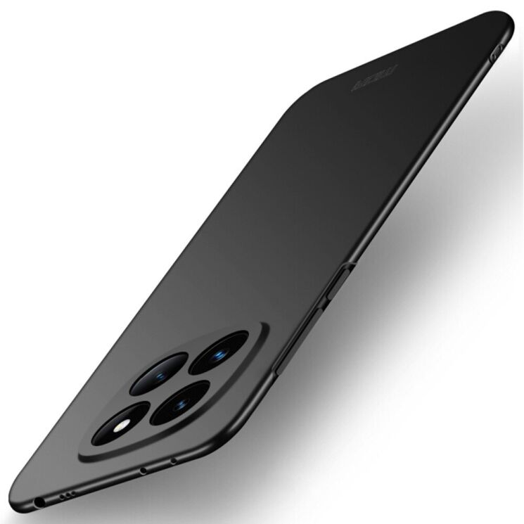 Пластиковый чехол MOFI Slim Shield для Xiaomi Redmi Note 14 Pro - Black: фото 1 из 9