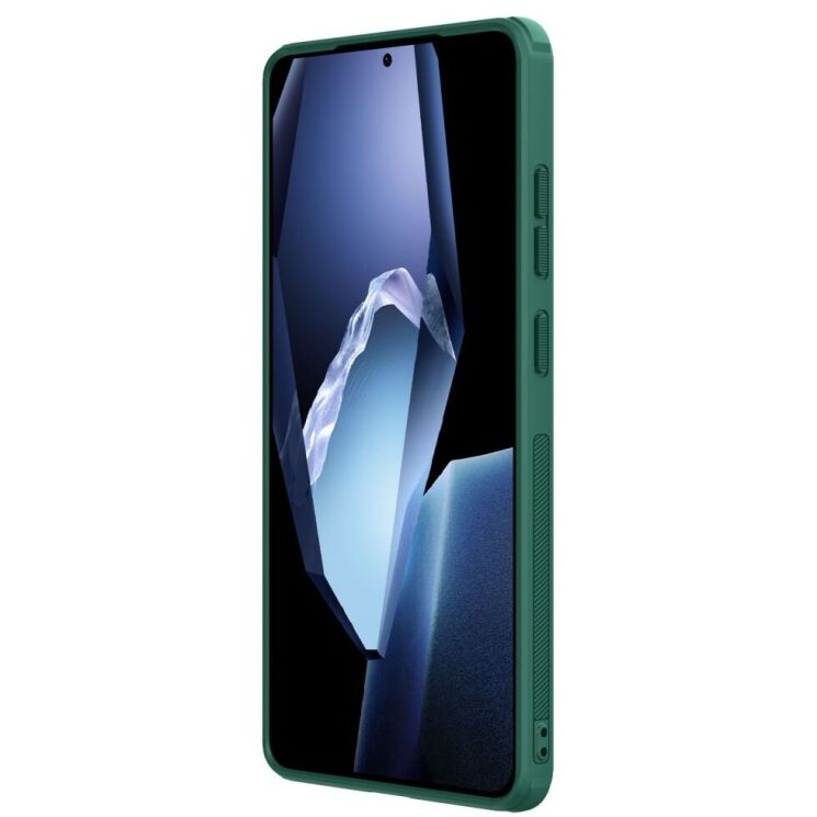 Пластиковый чехол NILLKIN Frosted Shield Pro для OnePlus 13R / Ace 5 / Ace 5 Pro - Green: фото 5 из 19