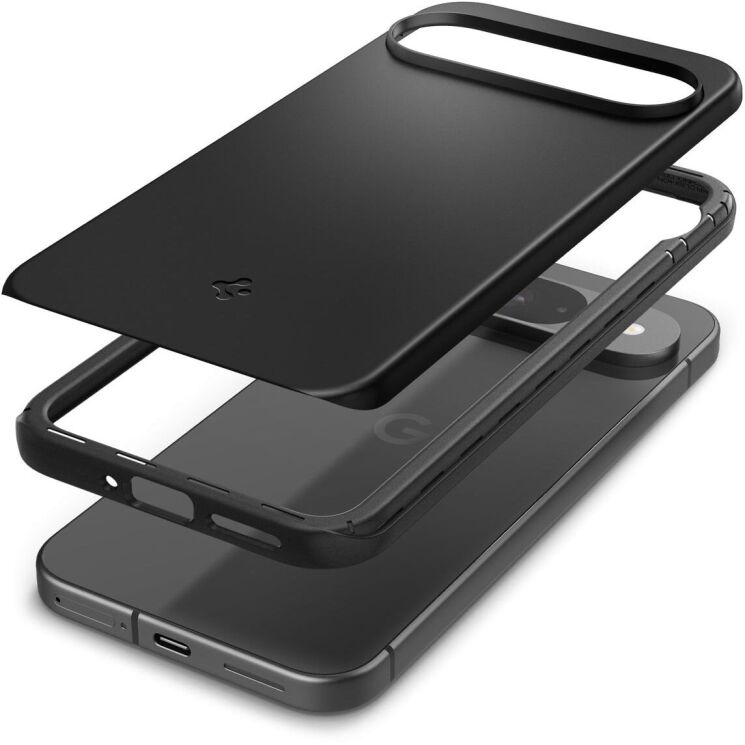 Пластиковый чехол Spigen (SGP) Thin Fit для Google Pixel 9 / 9 Pro - Black: фото 4 из 16