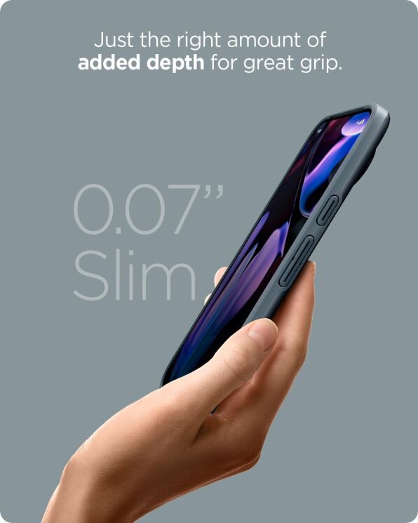 Пластиковый чехол Spigen (SGP) Thin Fit для Google Pixel 9 / 9 Pro - Metal Slate: фото 13 из 16