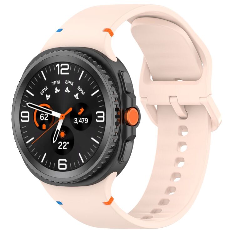 Ремешок ArmorStandart Soft Silicone (S/M) для Samsung Galaxy Watch 8 (40/44mm) / 8 Classic - Light Pink: фото 1 из 6