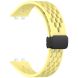 Ремешок Deexe Astra Strap для Huawei Band 11 Pro / Band 11 - Yellow (410602Y). Фото 3 из 6
