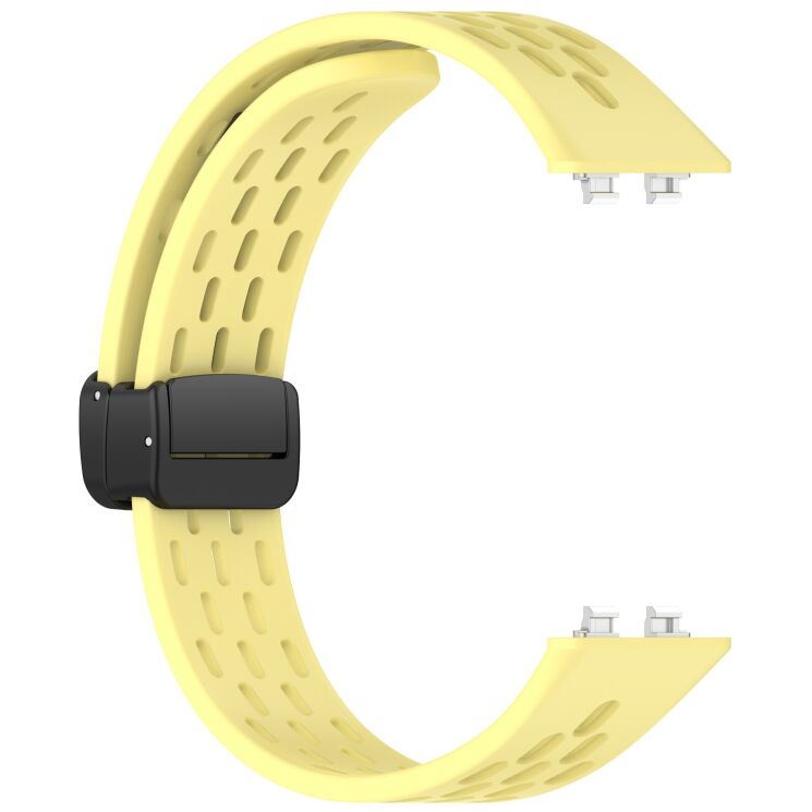 Ремешок Deexe Astra Strap для Huawei Band 11 Pro / Band 11 - Yellow: фото 4 из 6
