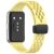 Ремешок Deexe Astra Strap для Huawei Band 11 Pro / Band 11 - Yellow: фото 1 из 6