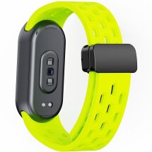 Ремешок Deexe Astra Strap для Xiaomi Mi Smart Band 8 / 9 - Fluorescent Green: фото 1 из 9