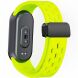 Ремешок Deexe Astra Strap для Xiaomi Mi Smart Band 8 / 9 - Fluorescent Green (326048G). Фото 1 из 9