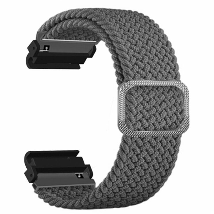 Ремешок Deexe Braided Strap для Huami Amazfit T-ReX Ultra - Grey: фото 1 из 4