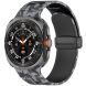 Ремешок Deexe Camouflage Pattern для Samsung Galaxy Watch Ultra (47mm) - Dark Grey (358030DH). Фото 4 из 6