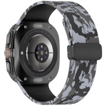Ремешок Deexe Camouflage Pattern для Samsung Galaxy Watch Ultra (47mm) - Dark Grey: фото 1 из 6