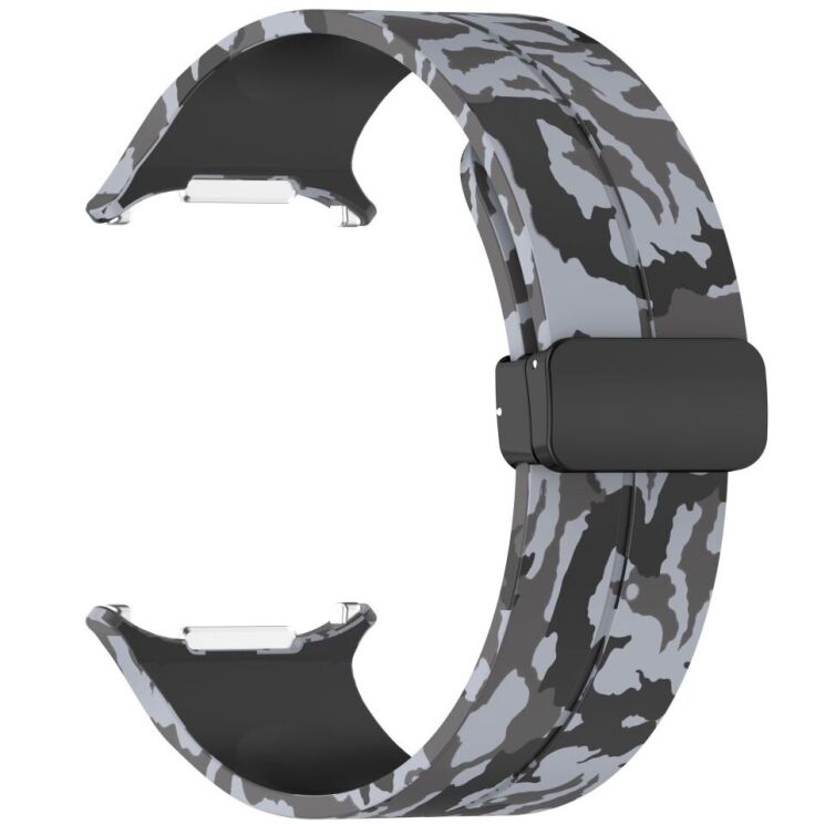 Ремешок Deexe Camouflage Pattern для Samsung Galaxy Watch Ultra (47mm) - Dark Grey: фото 2 из 6