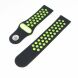 Ремінець Deexe Dot Color для Samsung Watch Active / Active 2 40mm / Active 2 44mm - Black / Green (223104H). Фото 4 з 5