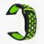 Ремінець Deexe Dot Color для Samsung Watch Active / Active 2 40mm / Active 2 44mm - Black / Green: фото 1 з 5