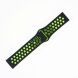 Ремінець Deexe Dot Color для Samsung Watch Active / Active 2 40mm / Active 2 44mm - Black / Green (223104H). Фото 3 з 5
