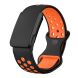 Ремінець Deexe Dot Style для WHOOP MG - Black / Orange (390406OB). Фото 1 з 3