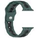 Ремінець Deexe Flex Series для Apple Watch 46 / 45 / 44 / SE 44 / 42 (Series 1-3) / Ultra / Ultra 2 / Ultra 3 - Olive Green / Black (251892OB). Фото 3 з 6