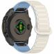 Ремешок Deexe Flexible Fit для часов Garmin c креплением Quick Fit 26mm - White / Mist Blue (369100WL). Фото 1 из 8