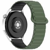 Ремінець Deexe Flexible Fit для годинників з шириною кріплення 20 мм - Army Green / Black: фото 1 з 9