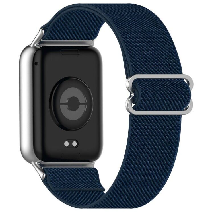 Ремешок Deexe Knitted Strap для Xiaomi Redmi Watch 4 / 5 / Mi Smart Band 8 Pro / Band 9 Pro - Midnight Blue: фото 1 из 9