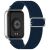 Ремешок Deexe Knitted Strap для Xiaomi Redmi Watch 4 / 5 / Mi Smart Band 8 Pro / Band 9 Pro - Midnight Blue: фото 1 из 9