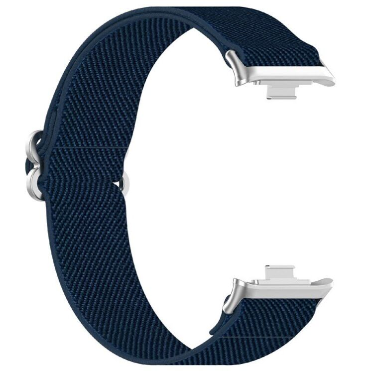 Ремешок Deexe Knitted Strap для Xiaomi Redmi Watch 4 / 5 / Mi Smart Band 8 Pro / Band 9 Pro - Midnight Blue: фото 3 из 9