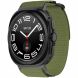 Ремінець Deexe Magic Tape для Samsung Galaxy Watch Ultra (47mm) - Army Green (358006AG). Фото 3 з 4