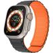 Ремінець Deexe Magnetic Band для Apple Watch 46 / 45 / 44 / SE 44 / 42 (Series 1-3) / Ultra / Ultra 2 / Ultra 3 - Black / Orange (251890BO). Фото 3 з 4