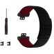 Ремінець Deexe Magnetic Band для Huawei Watch Fit - Black / Wine Red (258717BR). Фото 3 з 3