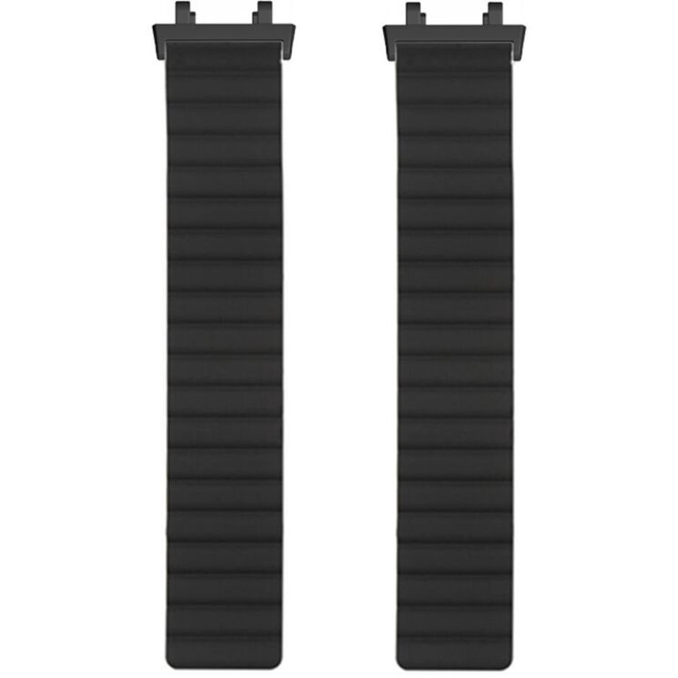 Ремінець Deexe Magnetic Band для Xiaomi Amazfit T-ReX 3 - Black: фото 2 з 3