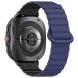 Ремешок Deexe Magnetic Strap для Samsung Galaxy Watch Ultra (47mm) - Dark Blue / Black (358015BL). Фото 1 из 7