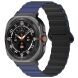 Ремешок Deexe Magnetic Strap для Samsung Galaxy Watch Ultra (47mm) - Dark Blue / Black (358015BL). Фото 2 из 7