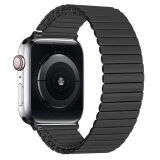 Ремінець Deexe Metal Loop для Apple Watch 46 / 45 / 44 / SE 44 / 42 (Series 1-3) / Ultra / Ultra 2 - Black (251351B)