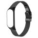 Ремінець Deexe Milanese Bracelet для Xiaomi Mi Band 7 - Black (298707B). Фото 1 з 7